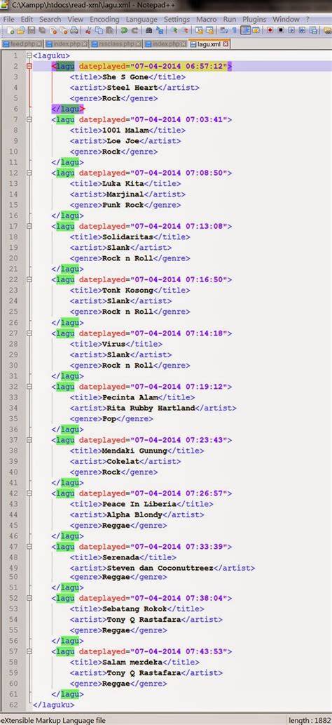 Pemrograman Api Menampilkan Xml Dalam Bentuk Tabel