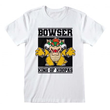 Camiseta Nintendo Super Mario Bowser King Of Koopas Unisex Talla