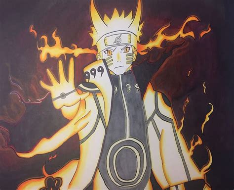 Naruto Nine Tails Mode Face