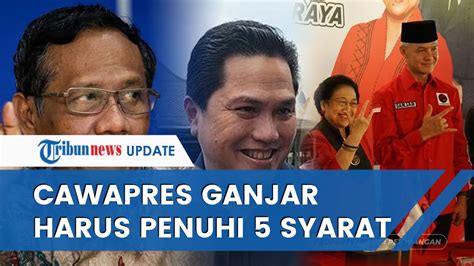 Ungkap 5 Syarat Jadi Cawapres Ganjar Sekber Jokowi Nusantara Sebut