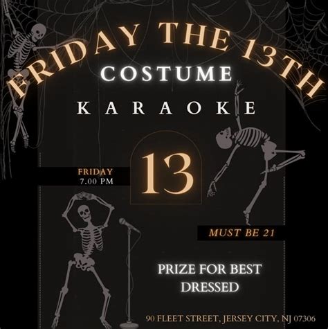 Spooky Friday the 13th Costume Karaoke Night! : r/jerseycity