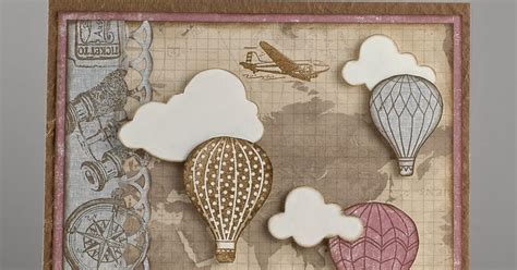 Rosebud Crafts Hot Air Balloon Birthday Card