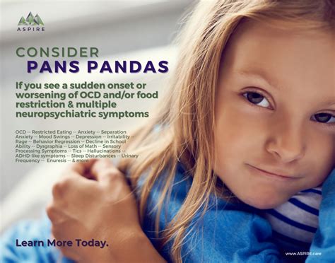 Flyer Poster Pans Pandas Symptoms Version 1 Aspire