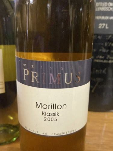 Weingut Primus Klassik Morillon Vivino Australia