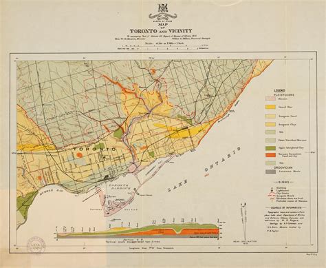 Map Of Toronto And Vicinity All Items Digital Archive Toronto