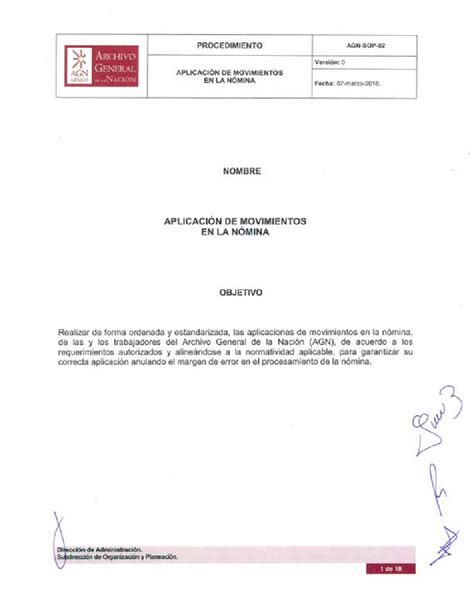 Procedimiento De Aplicaci N De Movimientos En La N Mina2