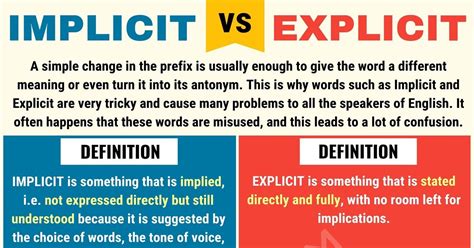 Implicit Vs Explicit When To Use Explicit Vs Implicit With Useful