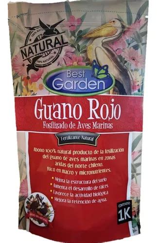 Guano Rojo 1kg Best Garden Cuotas sin interés