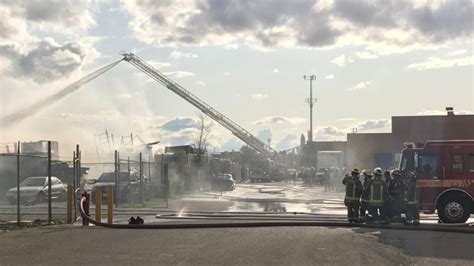 Fire Crews Battle Two Separate Fires On Industrial Land In Vaughan