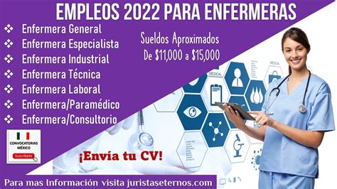 ENFERMERA Bolsa De TRABAJO 2021 2022 POSTULATE Beneficios