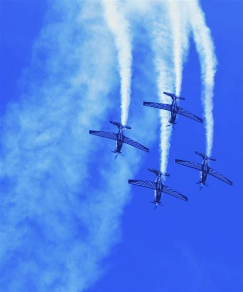 Free Images Wing Trail White Smoke Airplane Jet Formation