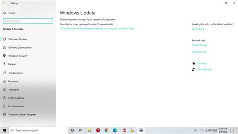 Windows 10 Update Shows Something Went Wrong Try Reopening Settings Later Super User