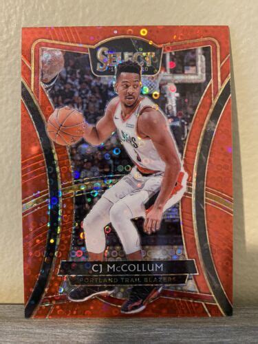 2019 20 Panini Select Premier Level Hybrid Red Disco Prizm 49 CJ