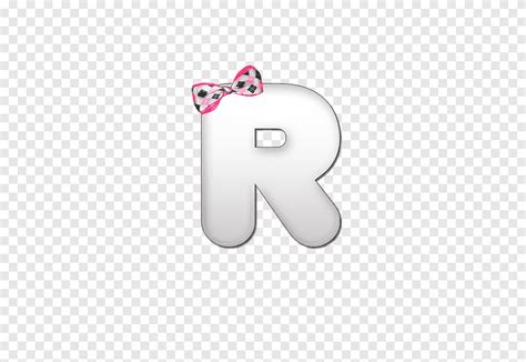 Bow Alphabet White Letter R Illustration Png Pngegg