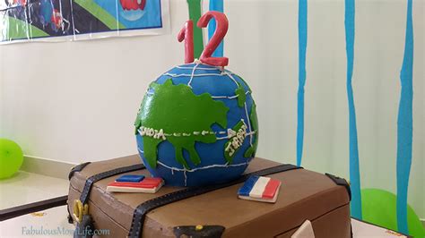 Around The World Birthday Cake Fabulous Mom Life