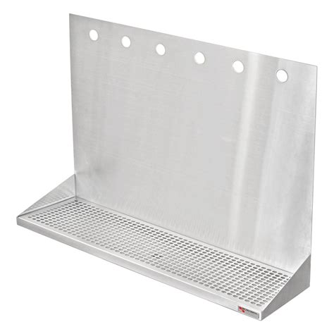 Micro Matic 24 X 8 12 X 34 Stainless Steel Wall Mount 6 Hole