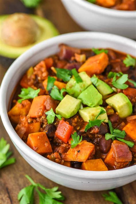 Sweet Potato Chili Recipe Chisel And Fork