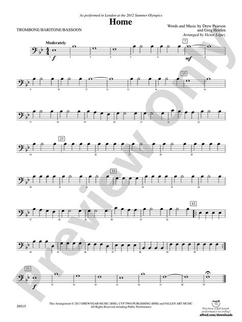 Home 1st Trombone 1st Trombone Part Digital Sheet Music Download