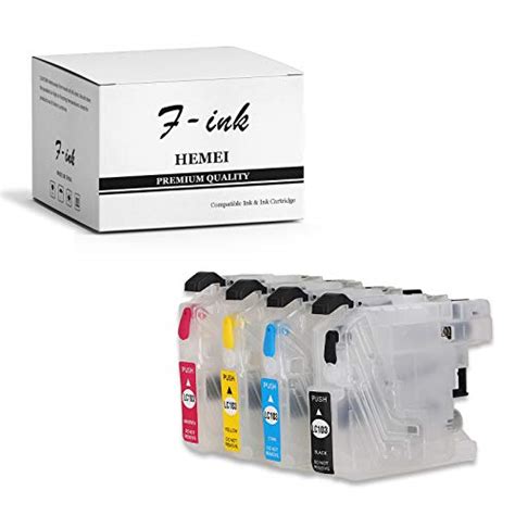 F Ink Empty Refillable Ink Cartridge Replacement For Brother Lc