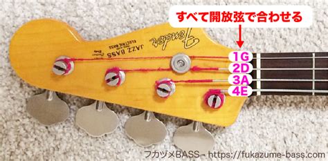 ベースのチューニングのやり方とチューナーの使い方【初心者向け】 フカヅメbass