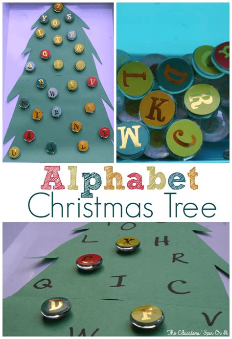 Alphabet Christmas Tree Activity The Educators Spin On It