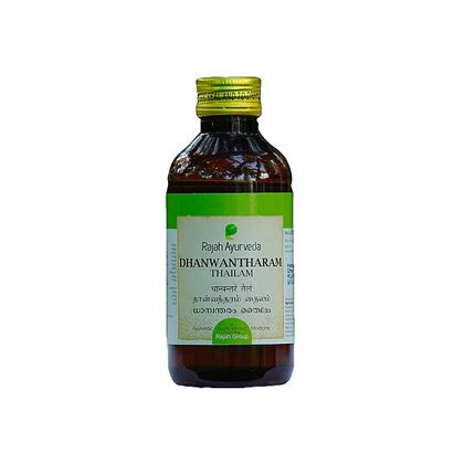 Dhanwantharam Thailam | Rajah Ayurveda | Buy from Rajahmart