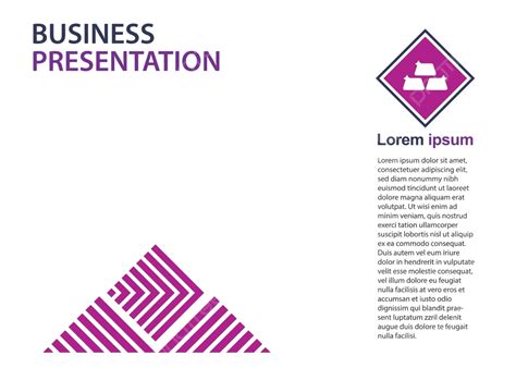 A Versatile Business Presentation Template Ideal For Brochures Promotional Materials And