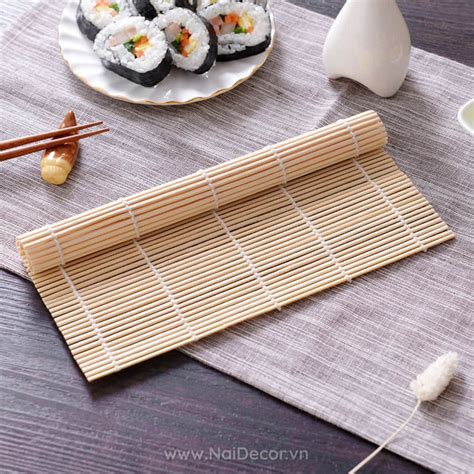 Mành tre cuộn sushi - Phụ kiện chụp ảnh - Nai Decor