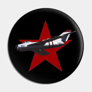 Mikoyan Mig 17 Fresco Plane Blueprints Pins And Buttons For Sale