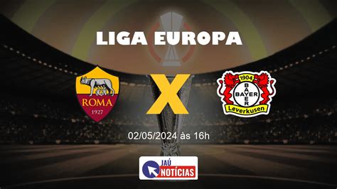 Roma x Bayer Leverkusen 02 05 2024 Liga Europa Horário onde