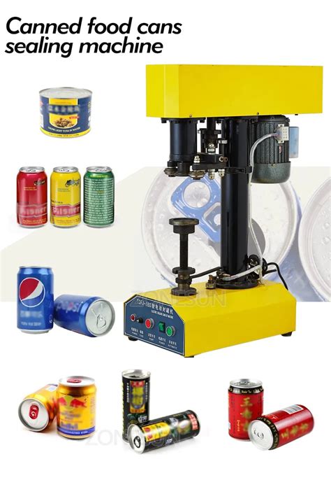 Zonesun Semi Automatic Tin Soft Drink Cans Capping Sealing Machine Tin