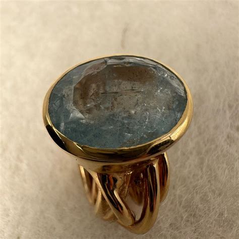 Sterling Silber Unikate Aquamarine Ring Gr Sse Kaufen Auf Ricardo