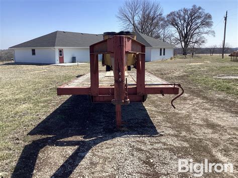 Homemade 17’ T/A Gooseneck Flatbed Trailer BigIron Auctions