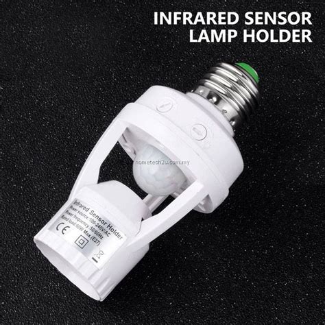 Smart Led Lamp Bulb Holder With Infrared Pir Motion Sensor