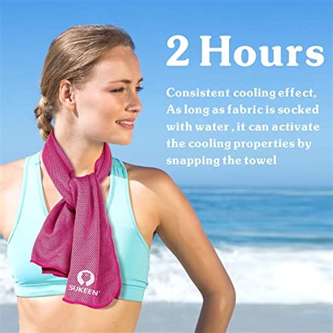 Sukeen Cooling Towels For Neck And Face Cooling Towel Pack