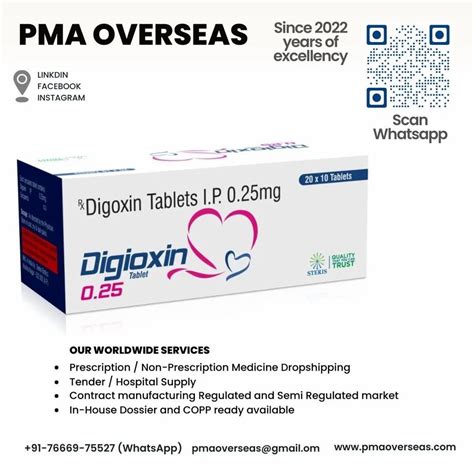 0 25mg Digoxin Tablets Ip At Rs 30 Stripe Digoxin Tablet In Nagpur