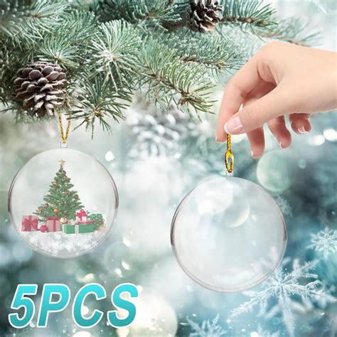 Lsljs Christmas Tree Balls Christmas Decorations Pcs Clear Plastic