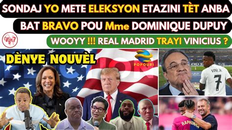 NOUVÈL CHO SONDAJ yo mete ELECTION USA tèt anba Donald TRUMP vs