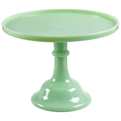 Jadeite Diameter Cake Stand Pedestal By Mosser Ohio