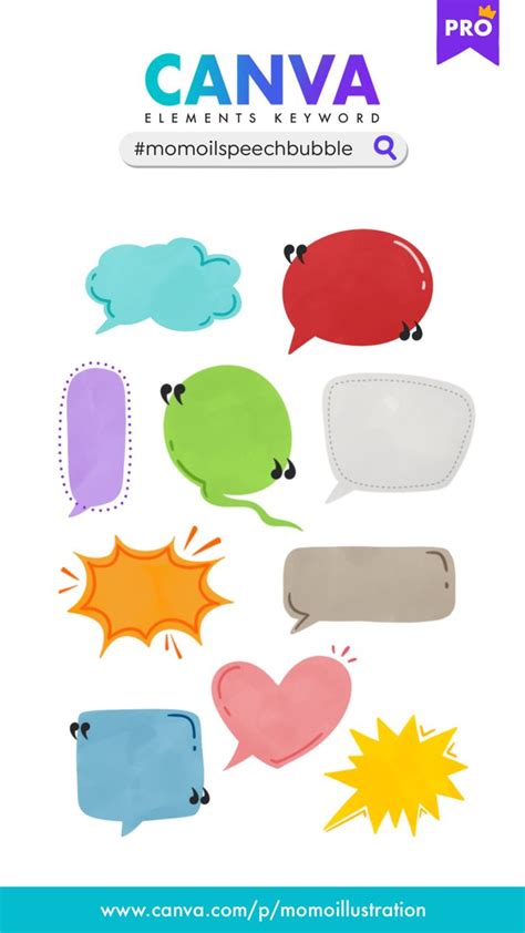 Speech Bubble Canva Elements Canvas Learning Canvas Bubble Drawing