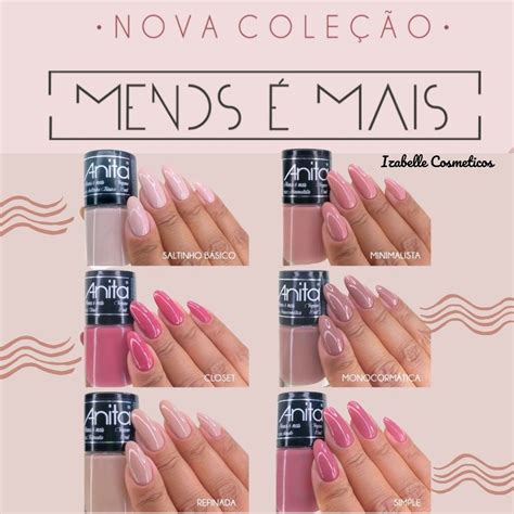 Esmalte Anita Nova Coleção Menos é Mais Nudes Você Escolhe as Cores