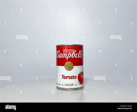 Orlando Fl Usa July 14 2022 A Can Of Campbells Tomato Soup On A