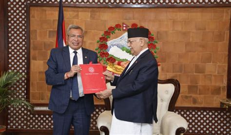 Nepal Chamber Of Commerce Submits Recommendations To Pm Oli