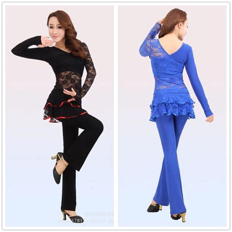 New Ballroom Dance Costume Sexy Lace Milk Silk Costume For Women