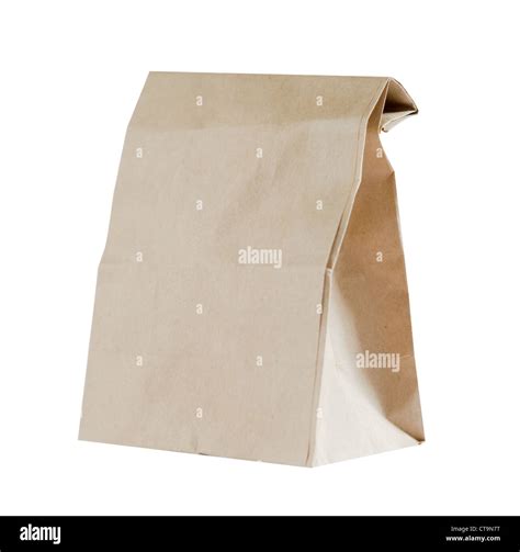 Photo Of Paper Bags On White Background Stock Photo Alamy