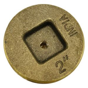 Brass Countersunk Cleanout Plug Tapped Wal Rich Corporation