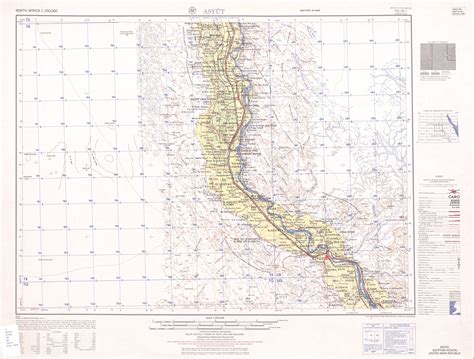 Digital Map of Egypt: Topographic map of Egypt