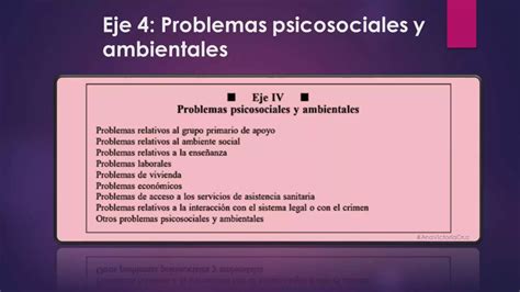 Evaluación multiaxial del CIE 10 y del DSM IV PPT