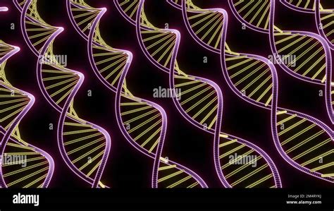 Moving Genetic Spirals Design Many Lines Of Genetic Dna Helices DNA