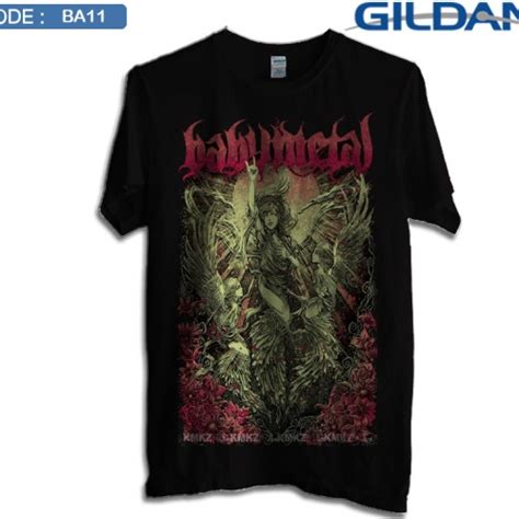 Jual Kaos Band Babymetal Kaos Musik Original Gildan Softstyle Ba11